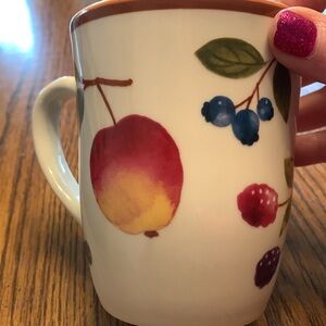Longaberger Fruit Medley Coffee Mug